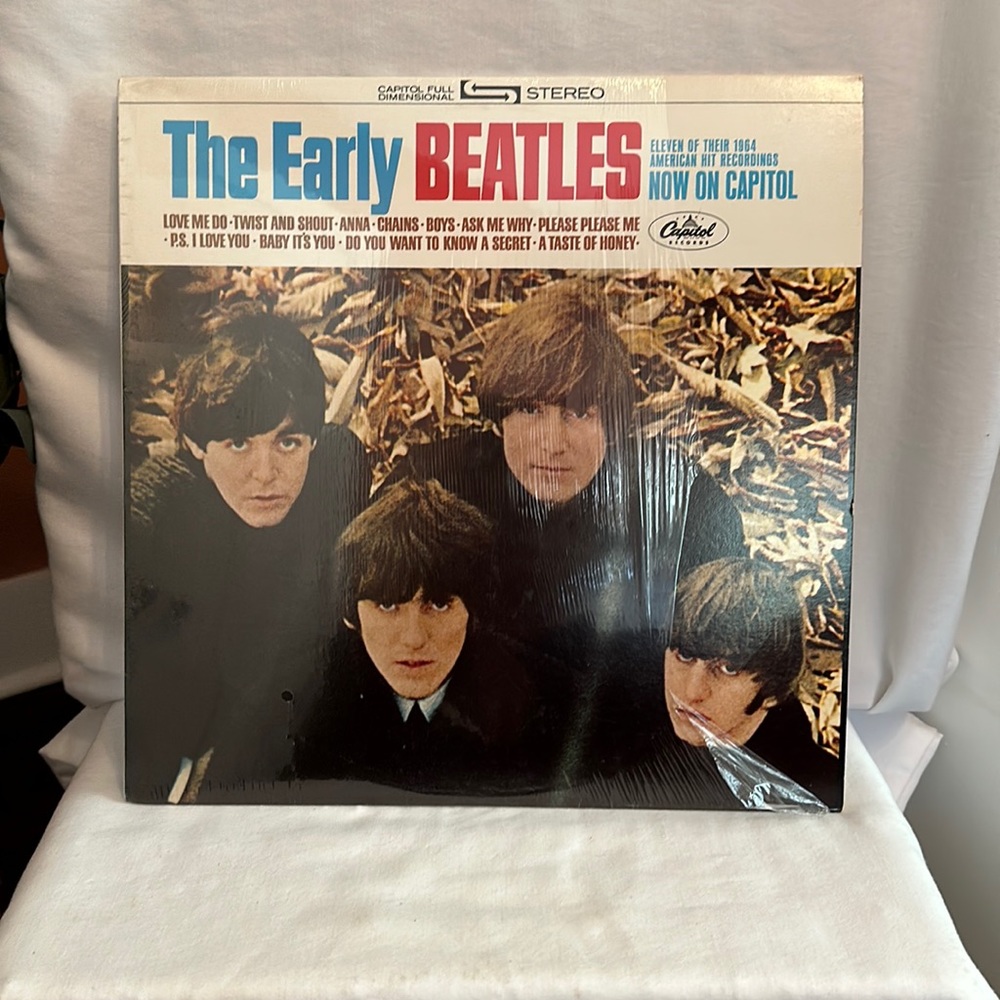 The Early Beatles vinyl original plastic sleeve (opened) record/album